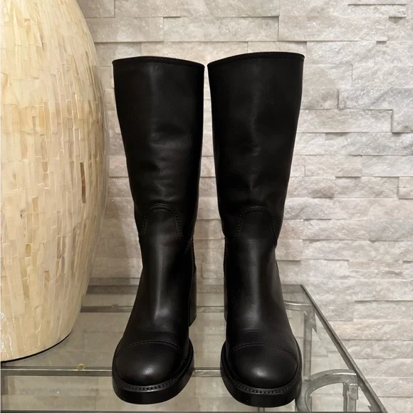CHANEL High Combat Boots - Picture 3 of 10